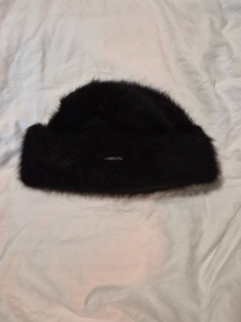 Kangol Black Furgora Pull On Beanie Hat